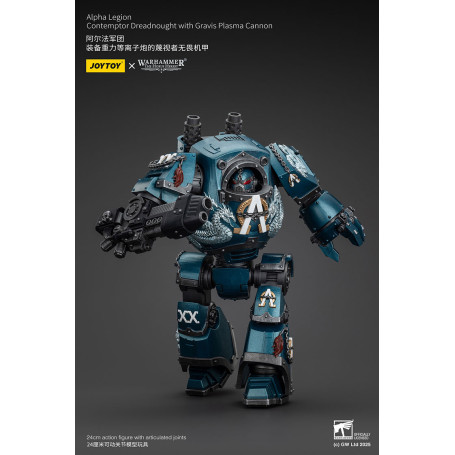 Joytoy - Warhammer - Legione Alfa - Dreadnought Contemptor con cannone al plasma Gravis - L'eresia di Horus