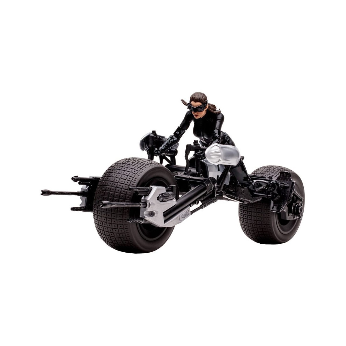 Mc Farlane - Multiverso DC - Batpod con Catwoman 1/12 (L'ascesa del Cavaliere Oscuro)