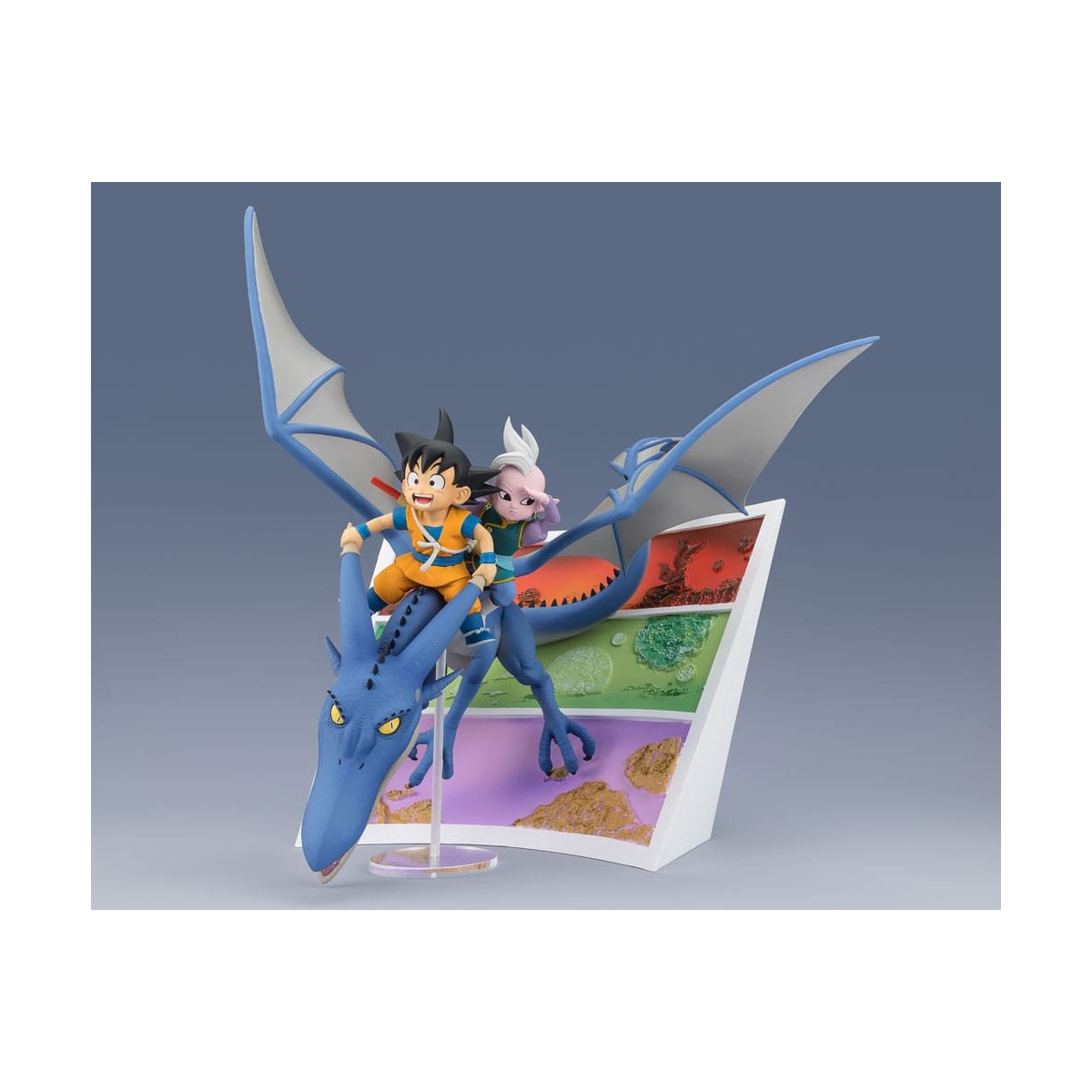 Bandai Dragon Ball Daima Figuarts Zero - Son Goku (mini) e Supreme Kai (mini) Benvenuti nella grande avventura!