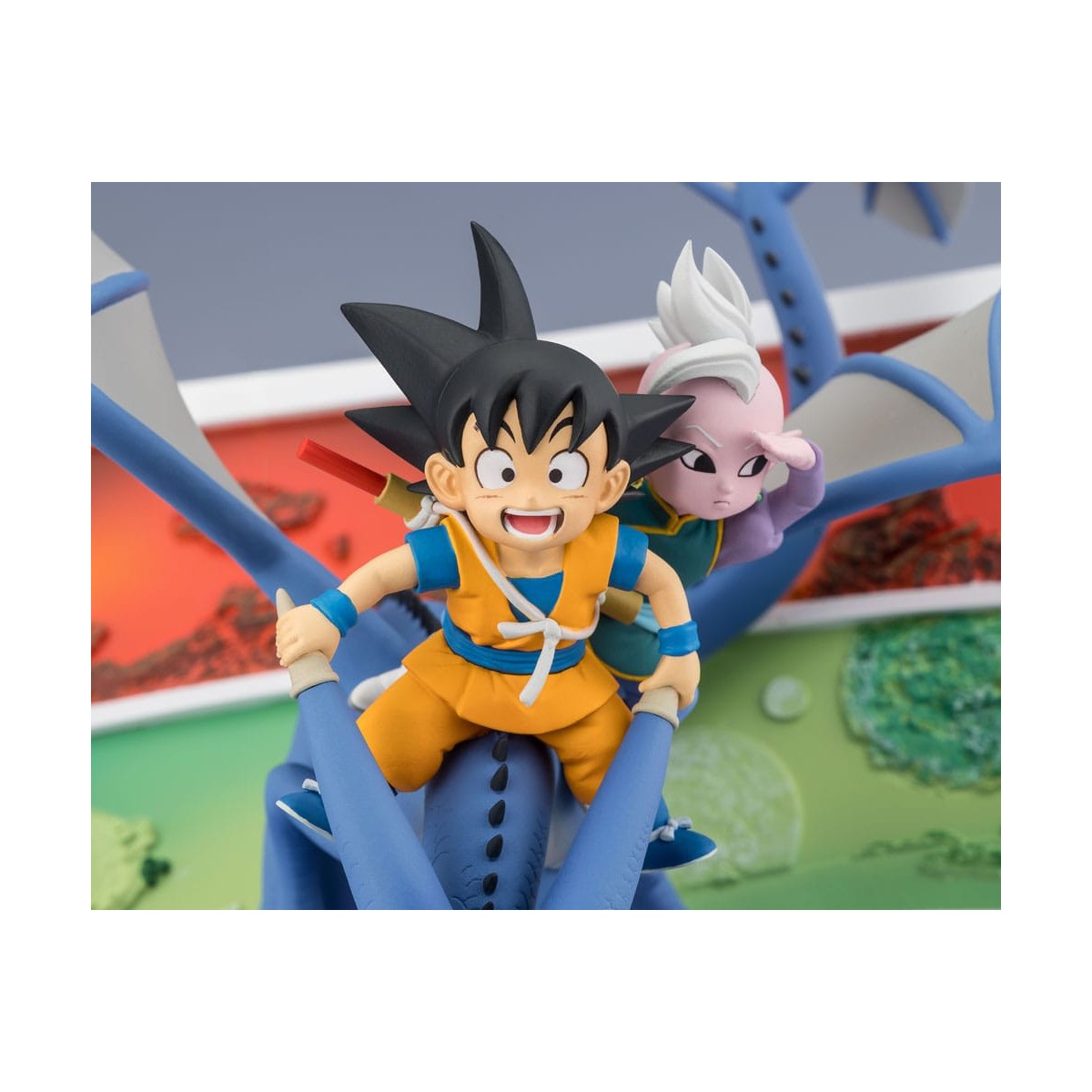 Bandai Dragon Ball Daima Figuarts Zero - Son Goku (mini) e Supreme Kai (mini) Benvenuti nella grande avventura!