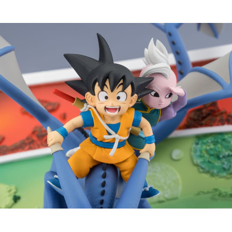 Bandai Dragon Ball Daima Figuarts Zero - Son Goku (mini) e Supreme Kai (mini) Benvenuti nella grande avventura!
