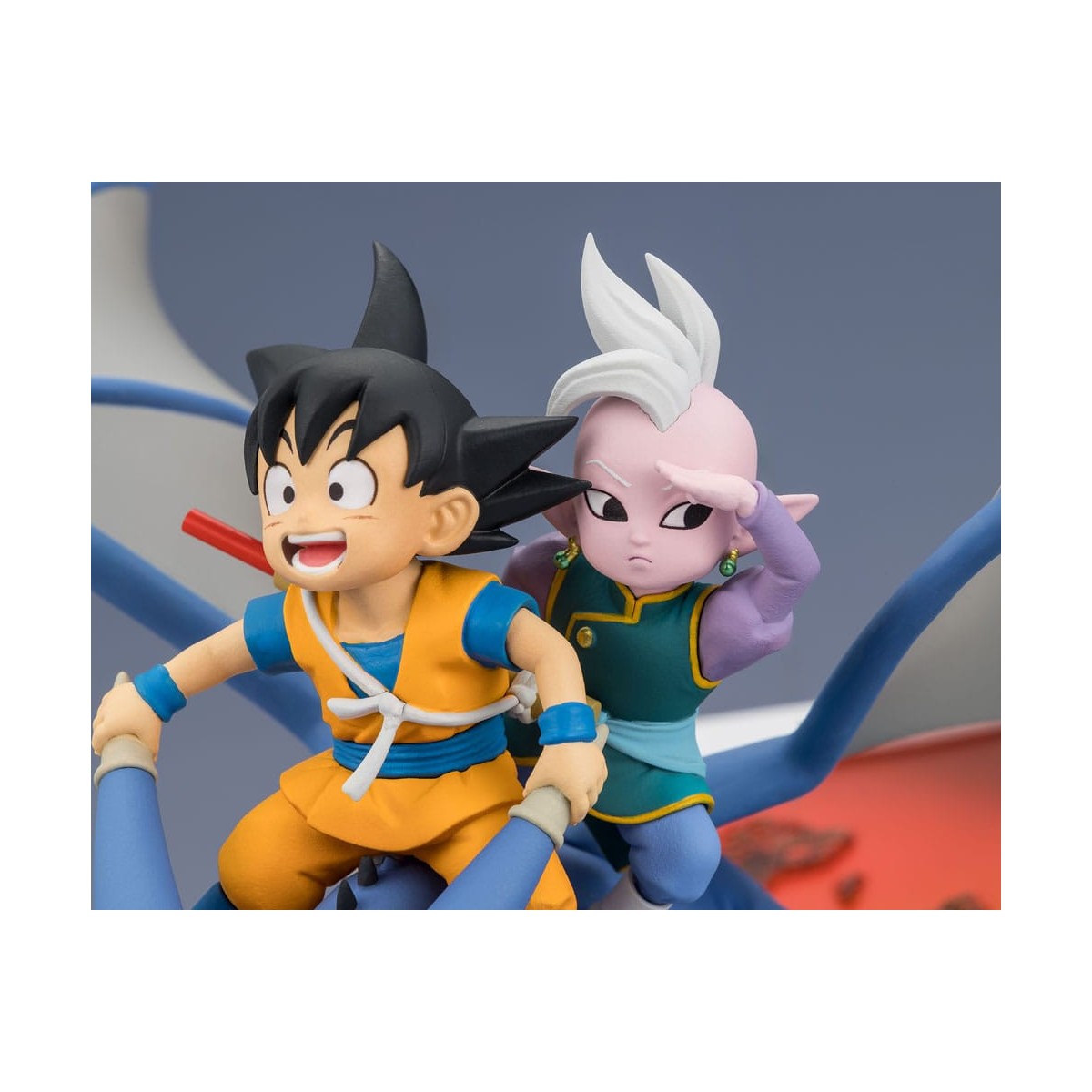 Bandai Dragon Ball Daima Figuarts Zero - Son Goku (mini) e Supreme Kai (mini) Benvenuti nella grande avventura!