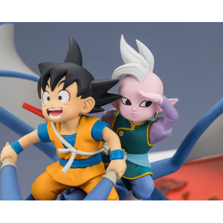 Bandai Dragon Ball Daima Figuarts Zero - Son Goku (mini) e Supreme Kai (mini) Benvenuti nella grande avventura!