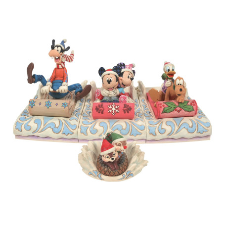 Enesco - Le tradizioni Disney Tic & Tac vanno in slitta