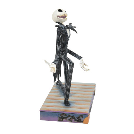 Enesco - Posa personale di Jack Skellington - Lo strano Natale di Mr. Jack - Tradizione Disney di Jim Shore