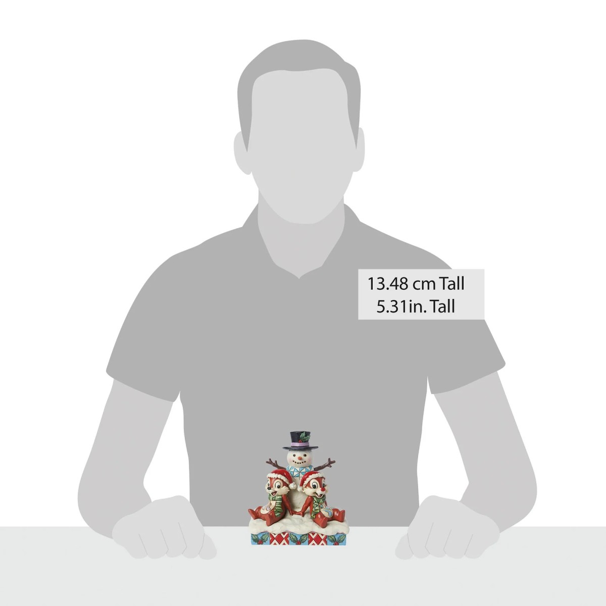 Enesco - Pupazzo di neve Tic & Tac - Tradizioni Disney di Jim Shore