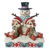 Enesco - Pupazzo di neve Tic & Tac - Tradizioni Disney di Jim Shore