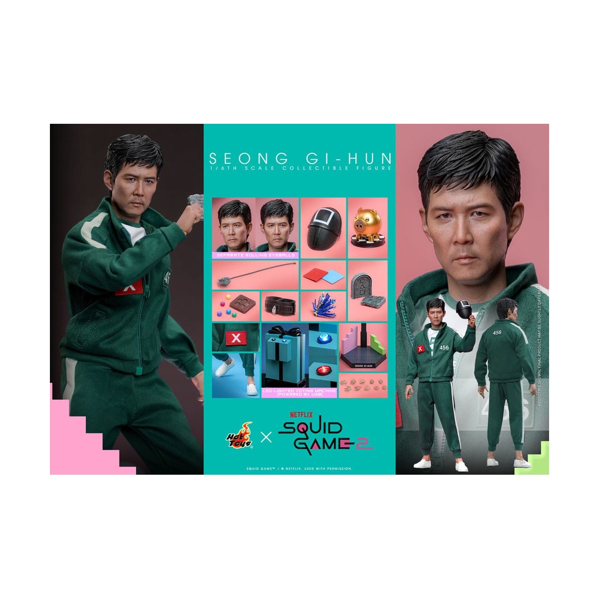 Hot Toys - Gioco del calamaro 2 - Seong Gi-hun 1/6
