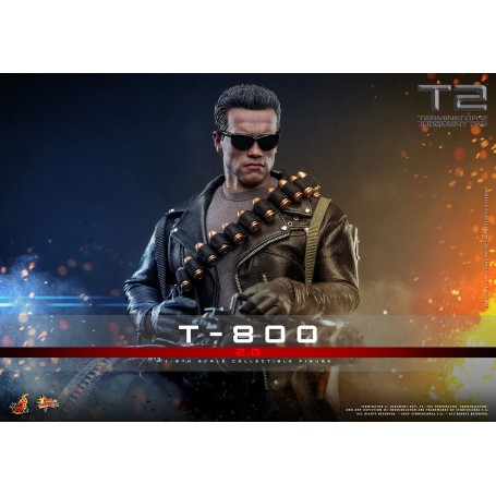 Hot Toys - Terminator 2: Il giorno del giudizio MMS 1/6 - T-800 danneggiato dalla battaglia V2.0