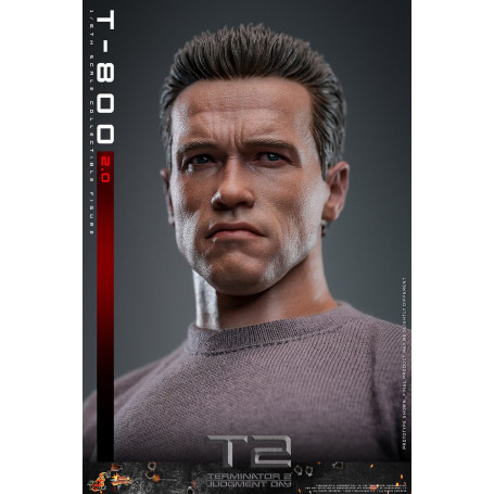 Hot Toys - Terminator 2: Il giorno del giudizio MMS 1/6 - T-800 danneggiato dalla battaglia V2.0
