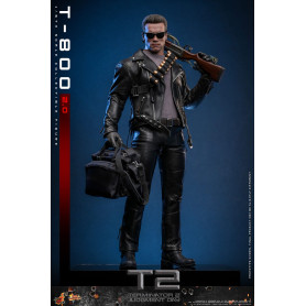 Hot Toys - Terminator 2: Il giorno del giudizio MMS 1/6 - T-800 danneggiato dalla battaglia V2.0
