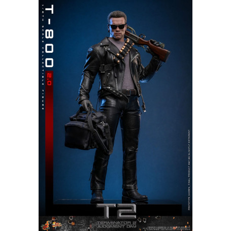 Hot Toys - Terminator 2: Il giorno del giudizio MMS 1/6 - T-800 danneggiato dalla battaglia V2.0