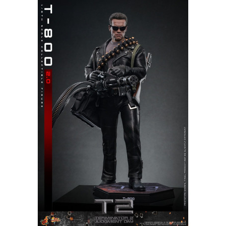 Hot Toys - Terminator 2: Il giorno del giudizio MMS 1/6 - T-800 danneggiato dalla battaglia V2.0