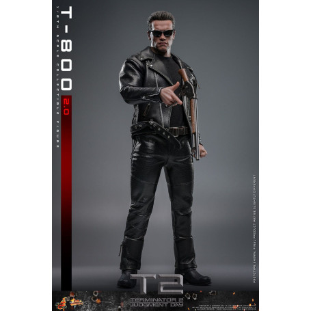 Hot Toys - Terminator 2: Il giorno del giudizio MMS 1/6 - T-800 danneggiato dalla battaglia V2.0