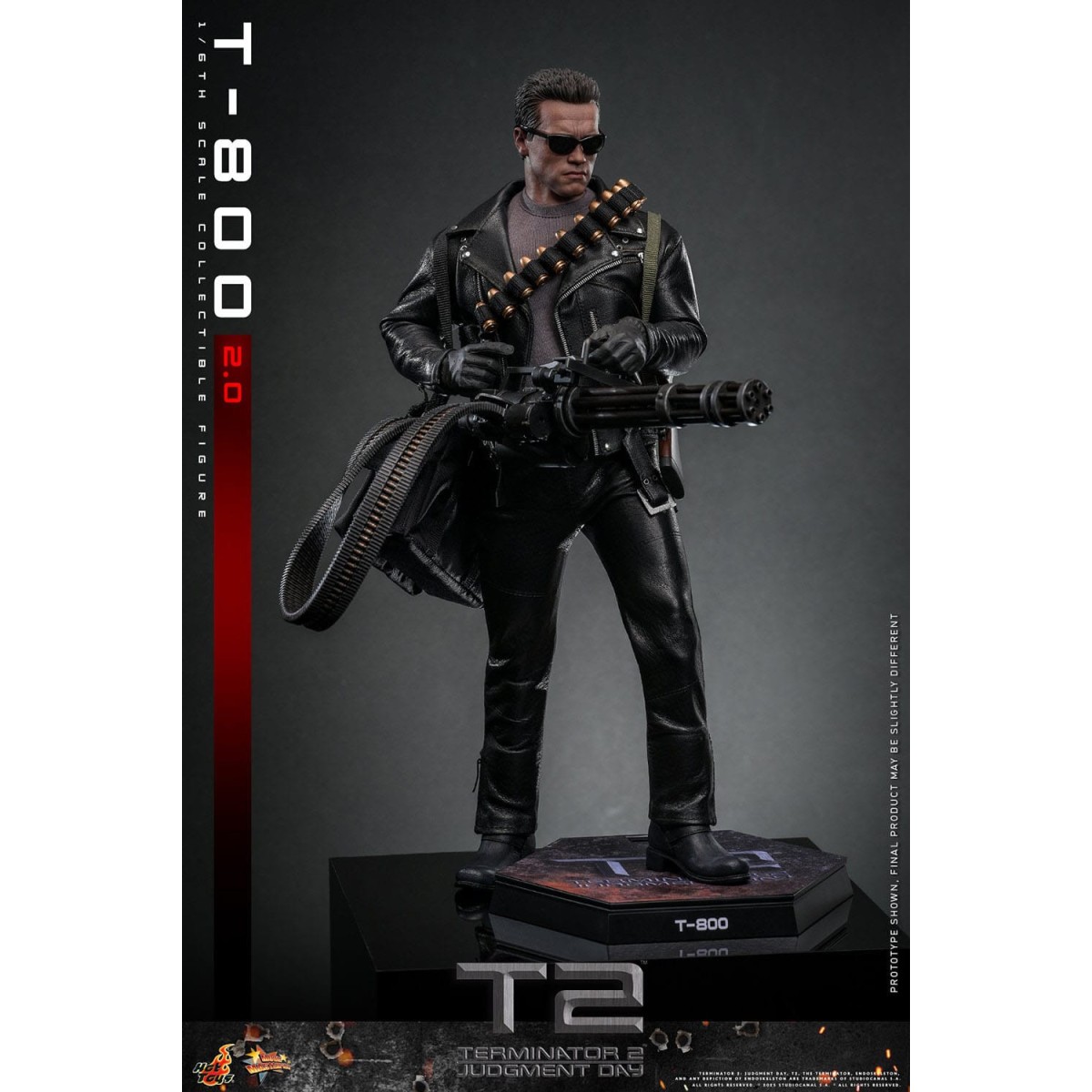Hot Toys - Terminator 2: Il giorno del giudizio MMS 1/6 - T-800 danneggiato dalla battaglia V2.0