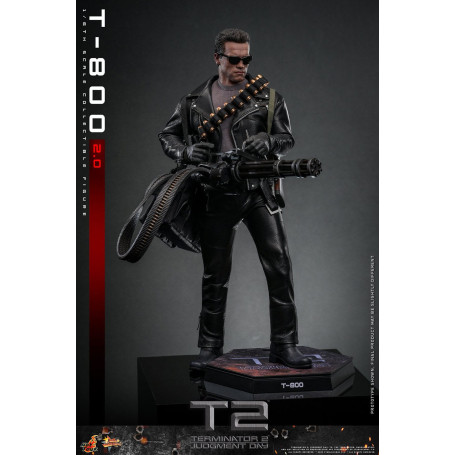 Hot Toys - Terminator 2: Il giorno del giudizio MMS 1/6 - T-800 danneggiato dalla battaglia V2.0