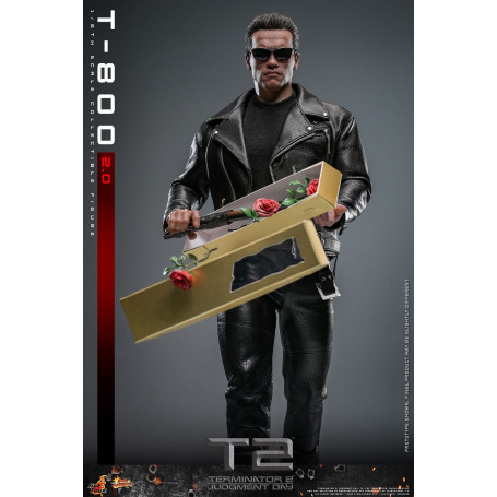 Hot Toys - Terminator 2: Il giorno del giudizio MMS 1/6 - T-800 danneggiato dalla battaglia V2.0