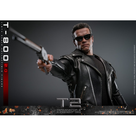 Hot Toys - Terminator 2: Il giorno del giudizio MMS 1/6 - T-800 danneggiato dalla battaglia V2.0