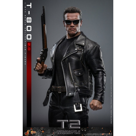 Hot Toys - Terminator 2: Il giorno del giudizio MMS 1/6 - T-800 danneggiato dalla battaglia V2.0