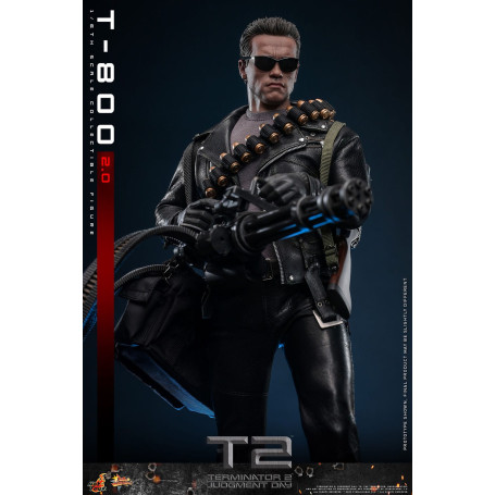 Hot Toys - Terminator 2: Il giorno del giudizio MMS 1/6 - T-800 danneggiato dalla battaglia V2.0