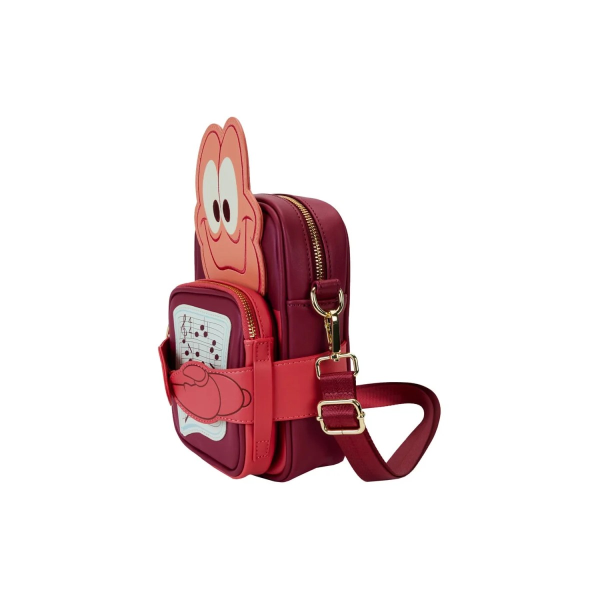 Disney La Petite Sirene - Borsa a tracolla Loungefly Fiocco figurato 35° Anniversario Sebastian