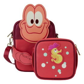 Disney La Petite Sirene - Borsa a tracolla Loungefly Fiocco figurato 35° Anniversario Sebastian