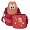 Disney La Petite Sirene - Borsa a tracolla Loungefly Fiocco figurato 35° Anniversario Sebastian