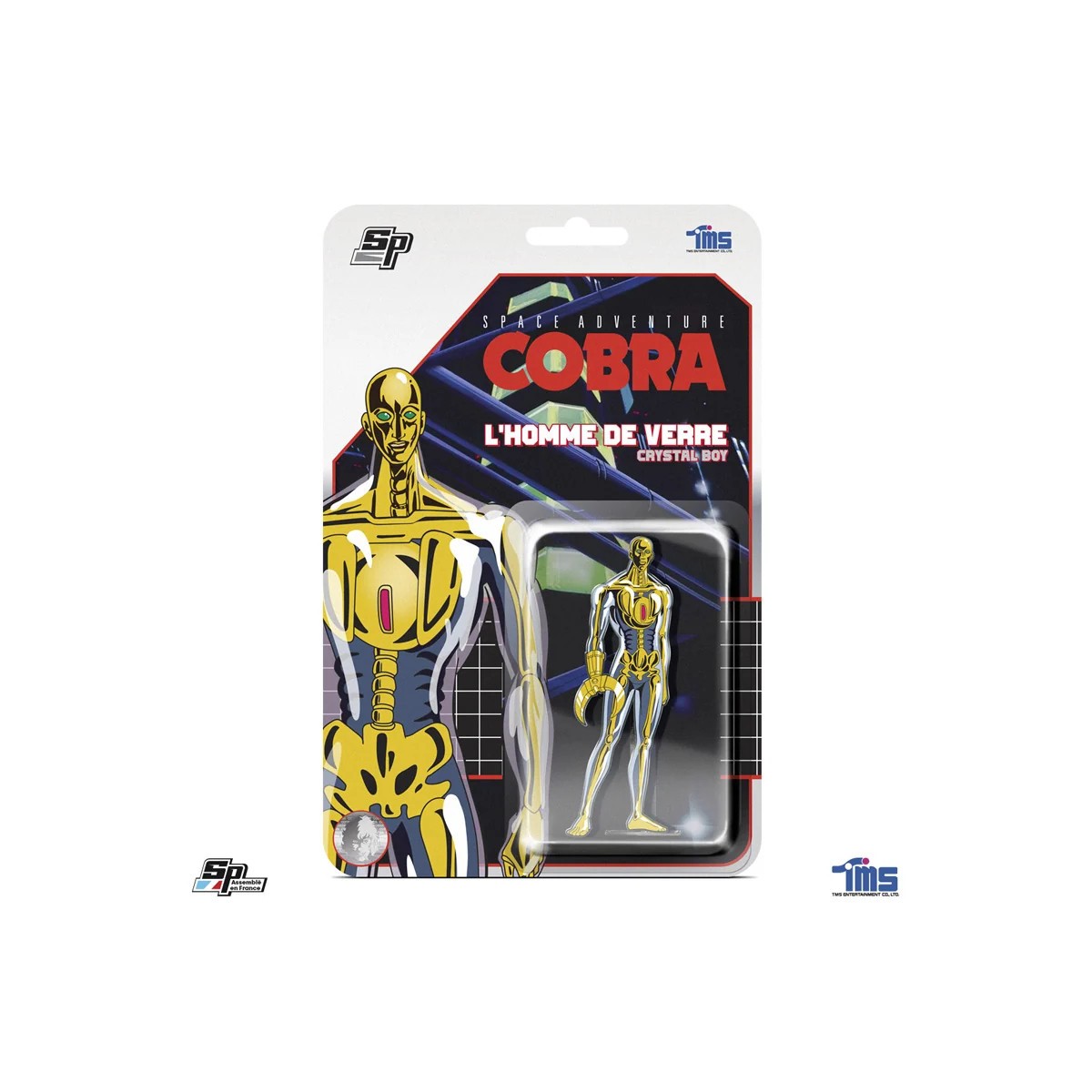 Collezioni SP - Blister di spille Cobra Super Pins - CRYSTAL BOY - L'uomo di vetro