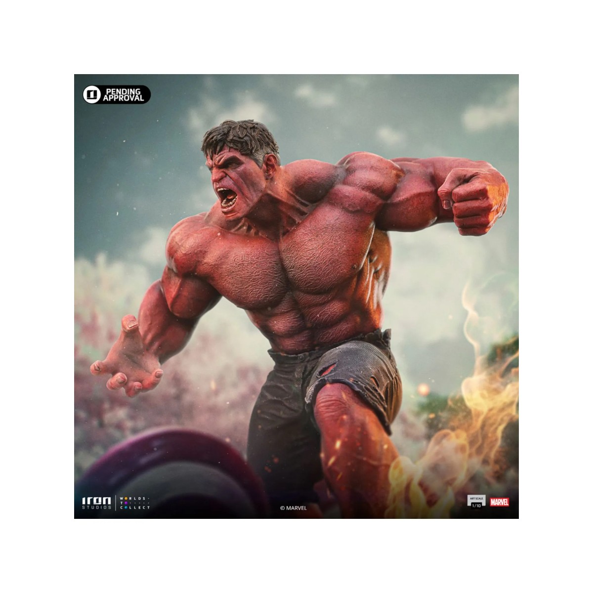 Iron Studios - Marvel - RED HULK Arti in scala 1/10 - Captain America: Brave New World BDS Arti in scala 1/10