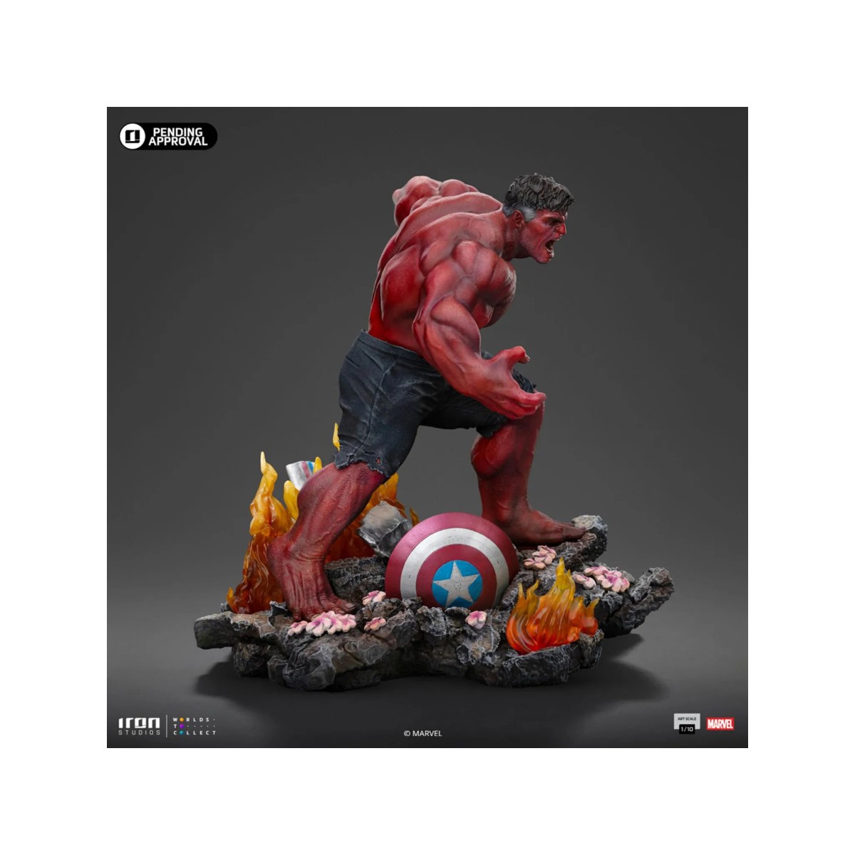 Iron Studios - Marvel - RED HULK Arti in scala 1/10 - Captain America: Brave New World BDS Arti in scala 1/10