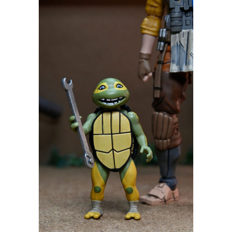 NECA - IDW Comics - Grammy April con Baby Yi e Moja - L'ultimo Ronin Gli anni perduti - TMNT