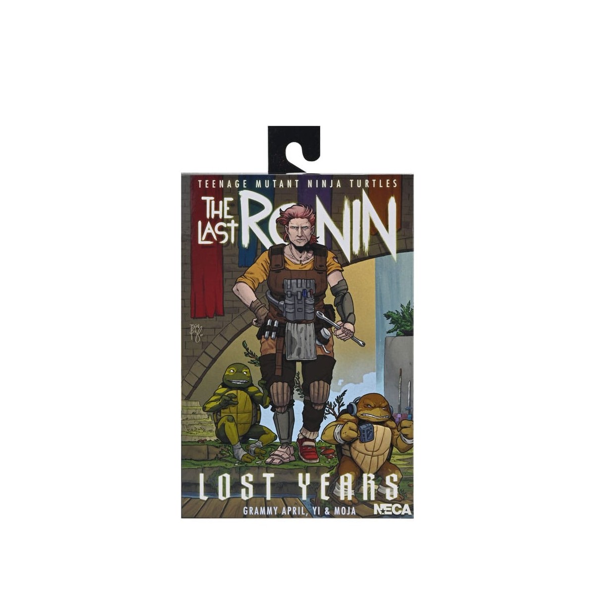 NECA - IDW Comics - Grammy April con Baby Yi e Moja - L'ultimo Ronin Gli anni perduti - TMNT
