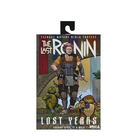 NECA - IDW Comics - Grammy April con Baby Yi e Moja - L'ultimo Ronin Gli anni perduti - TMNT