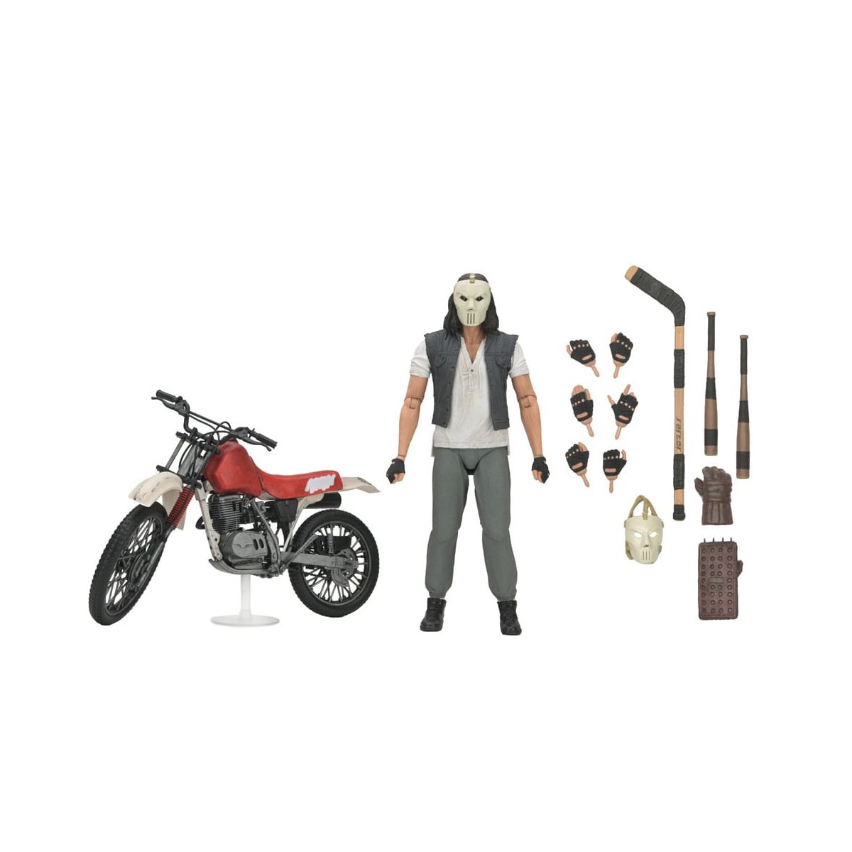 Neca - TMNT - Casey Jones con la moto da cross - Teenage Mutant Ninja Turtles - Teenage Mutant Ninja Turtles - Il film