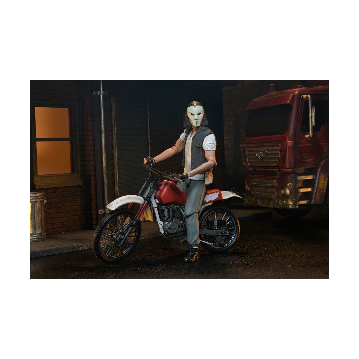 Neca - TMNT - Casey Jones con la moto da cross - Teenage Mutant Ninja Turtles - Teenage Mutant Ninja Turtles - Il film