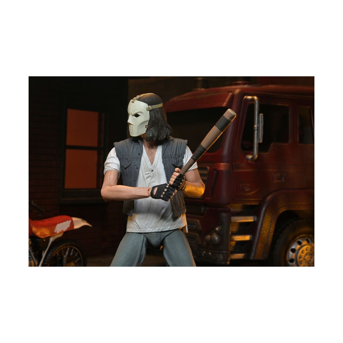 Neca - TMNT - Casey Jones con la moto da cross - Teenage Mutant Ninja Turtles - Teenage Mutant Ninja Turtles - Il film