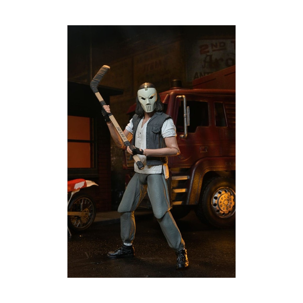 Neca - TMNT - Casey Jones con la moto da cross - Teenage Mutant Ninja Turtles - Teenage Mutant Ninja Turtles - Il film
