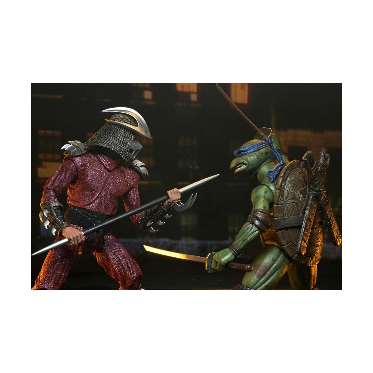 Neca - TMNT - Leonardo contro Shredder - Teenage Mutant Ninja Turtles - Teenage Mutant Ninja Turtles - Il film