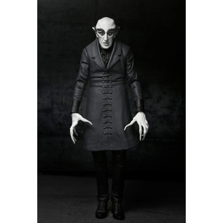 NECA - Ultimate Count Orlok (Nosferatu) Versione in bianco e nero - Mostri universali