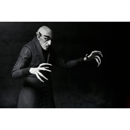 NECA - Ultimate Count Orlok (Nosferatu) Versione in bianco e nero - Mostri universali
