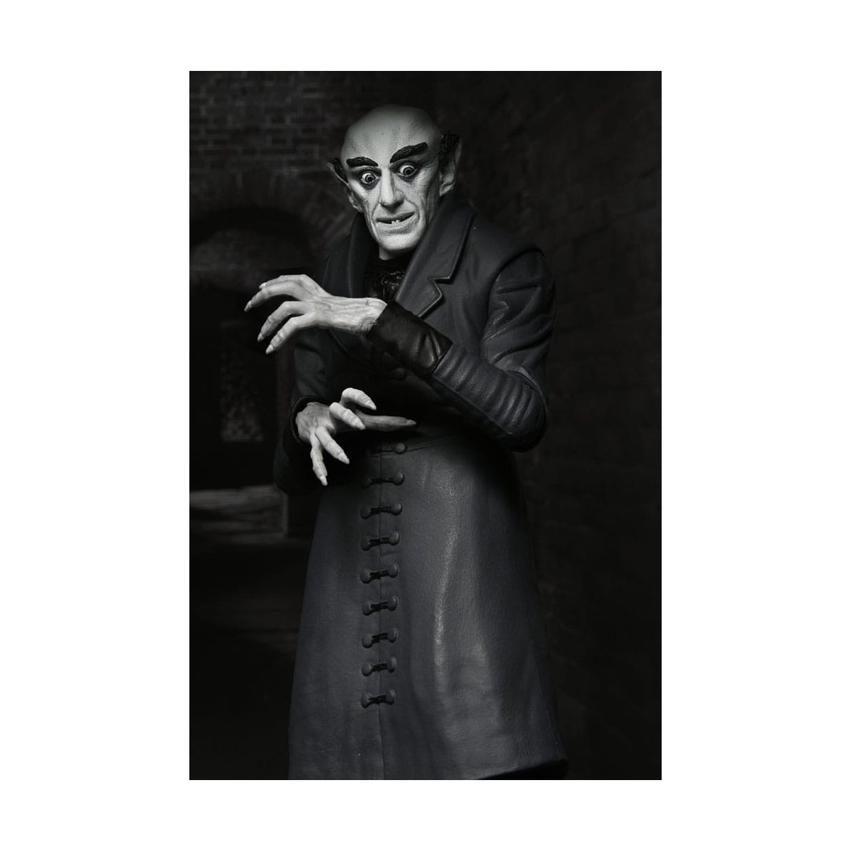 NECA - Ultimate Count Orlok (Nosferatu) Versione in bianco e nero - Mostri universali