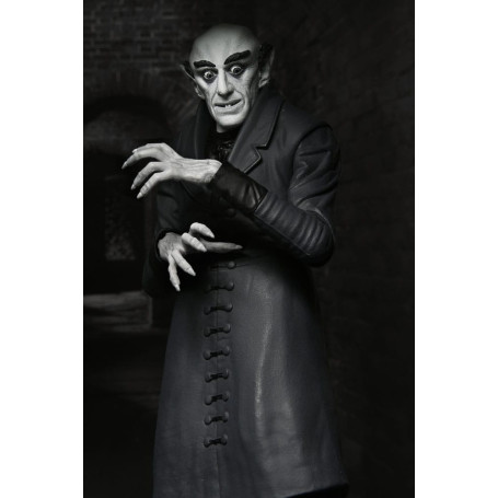 NECA - Ultimate Count Orlok (Nosferatu) Versione in bianco e nero - Mostri universali