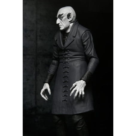 NECA - Ultimate Count Orlok (Nosferatu) Versione in bianco e nero - Mostri universali