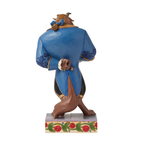 Enesco Disney Traditions La Bestia in costume - La Bella e la Bestia