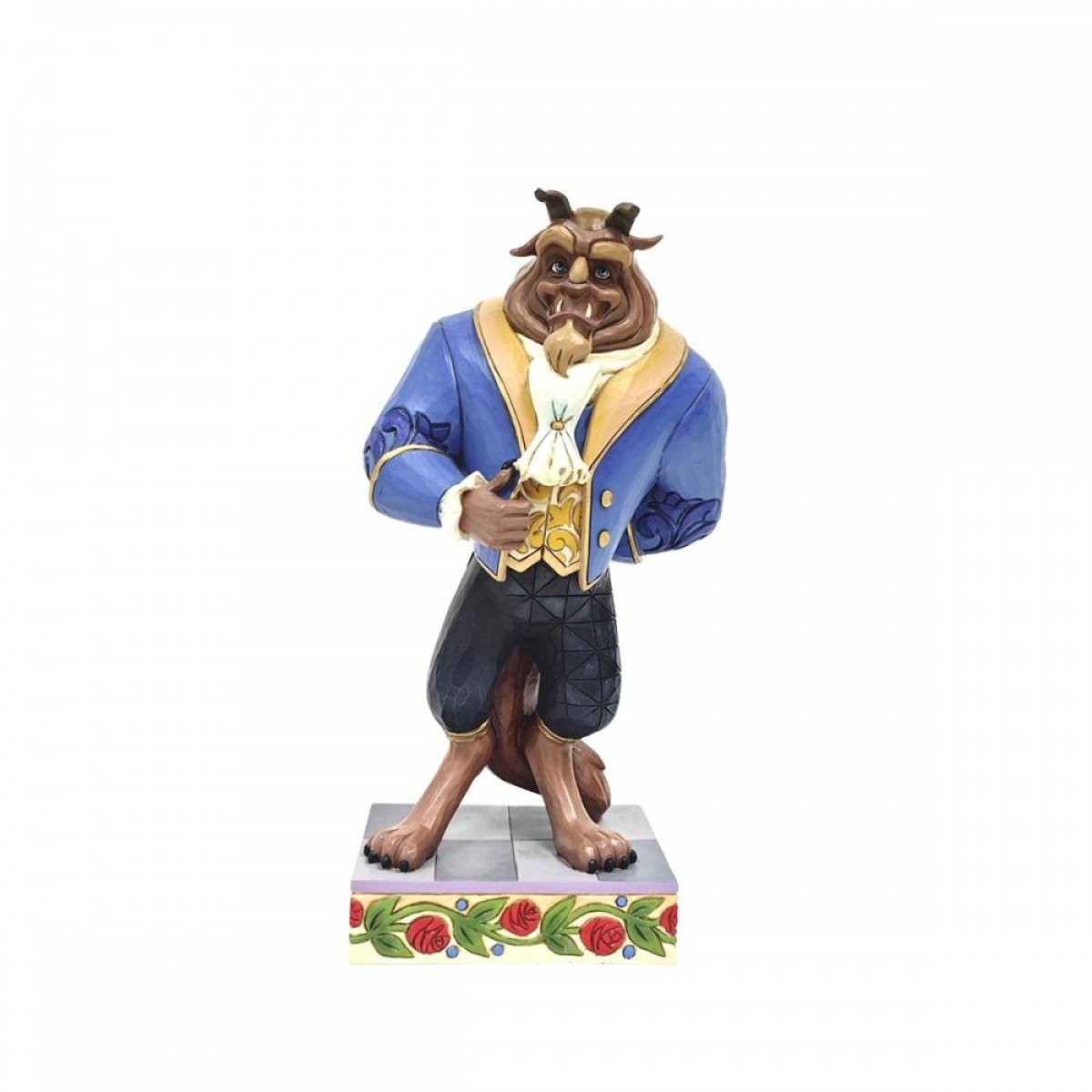Enesco Disney Traditions La Bestia in costume - La Bella e la Bestia