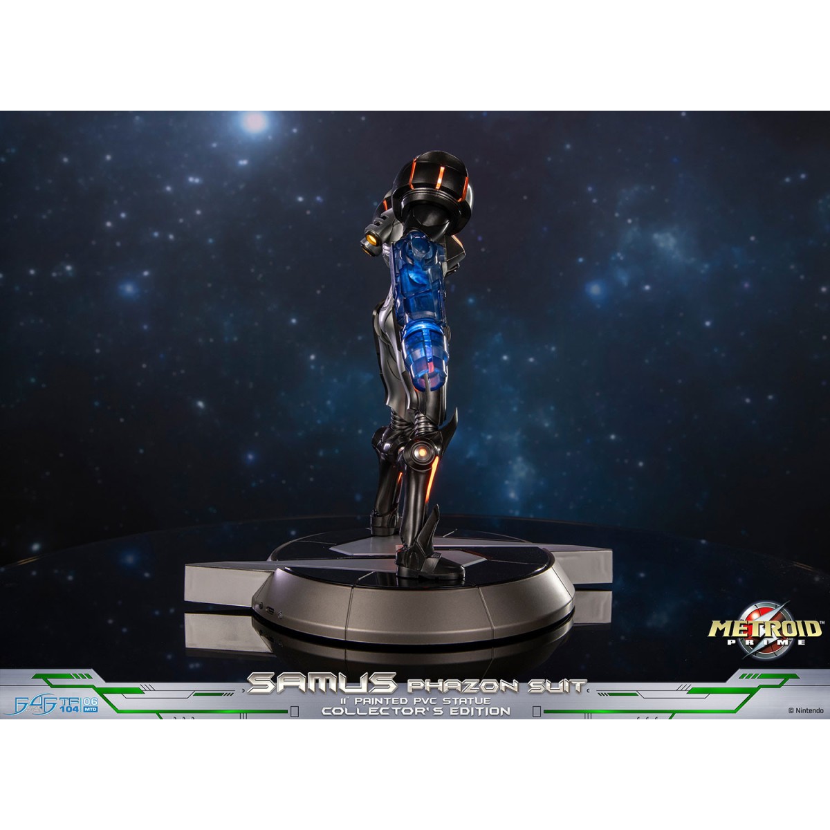 First 4 Figures - Metroid - Statua in PVC di SAMUS GRAVITY SUIT in edizione da collezione