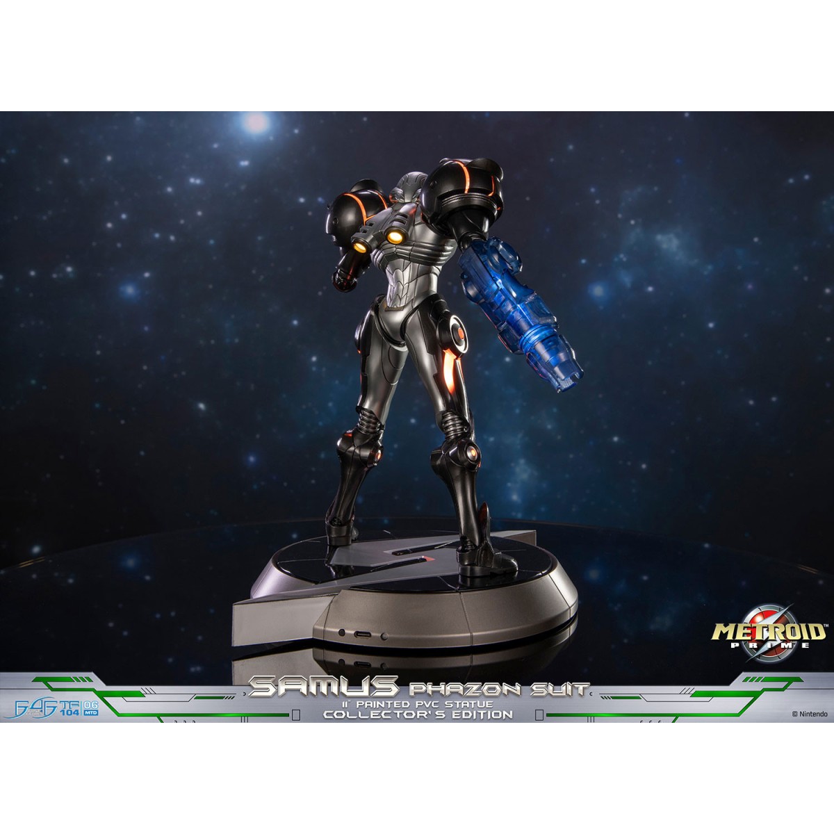 First 4 Figures - Metroid - Statua in PVC di SAMUS GRAVITY SUIT in edizione da collezione