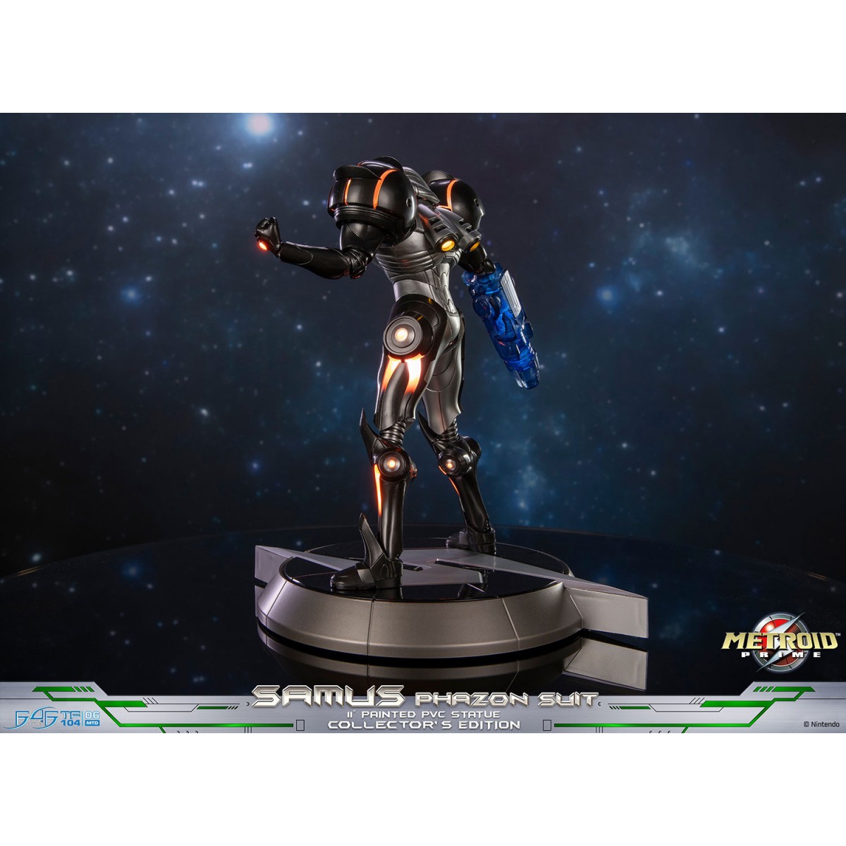 First 4 Figures - Metroid - Statua in PVC di SAMUS GRAVITY SUIT in edizione da collezione