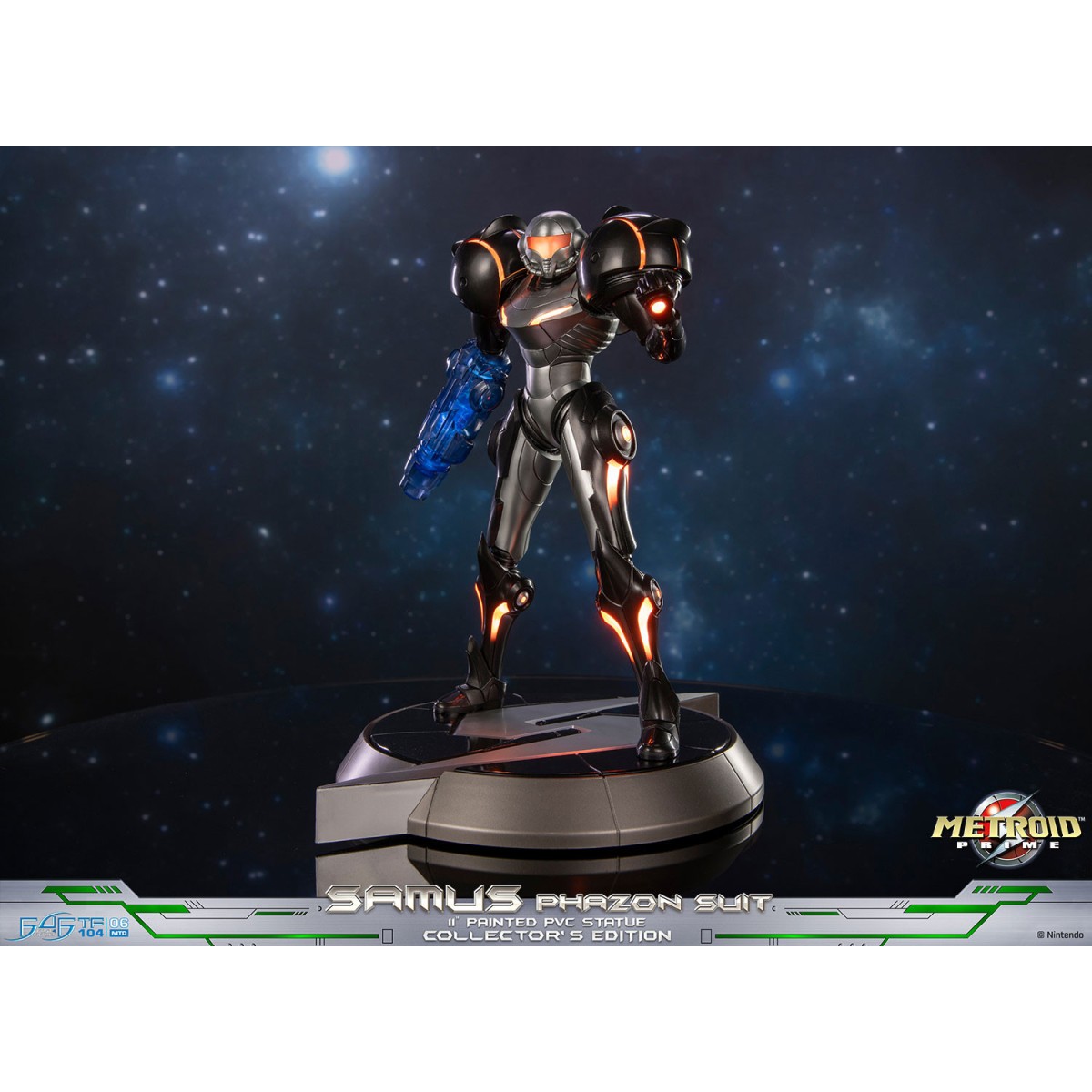 First 4 Figures - Metroid - Statua in PVC di SAMUS GRAVITY SUIT in edizione da collezione