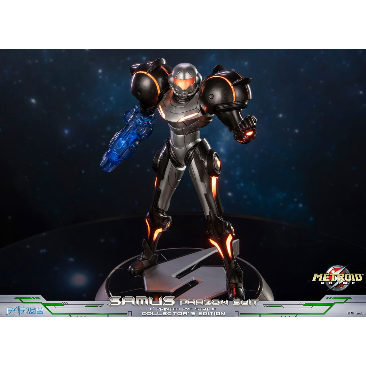 First 4 Figures - Metroid - Statua in PVC di SAMUS GRAVITY SUIT in edizione da collezione